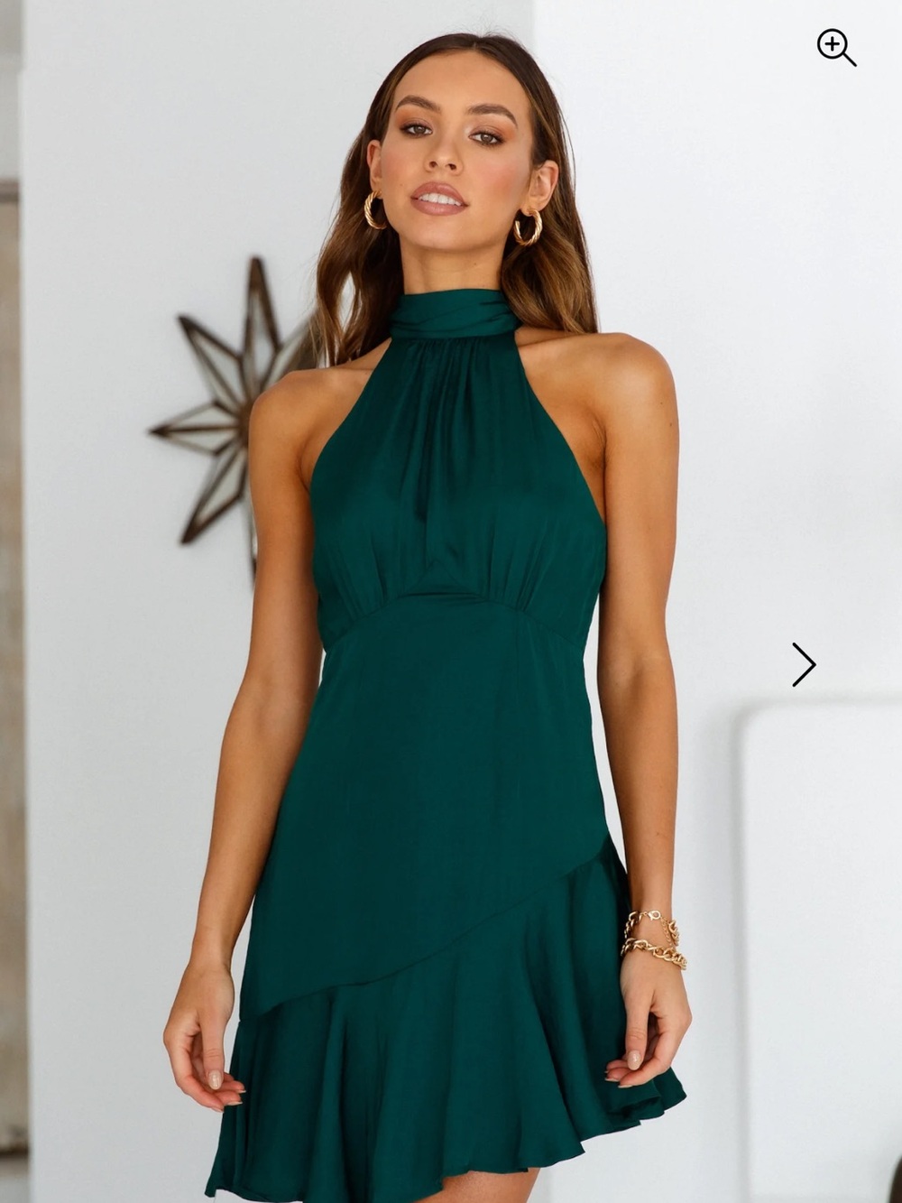 Hello Molly Looking Cute Dress Forest Green - M (6)